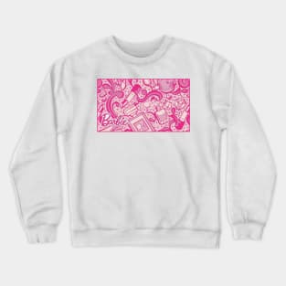 Barbie Background Crewneck Sweatshirt